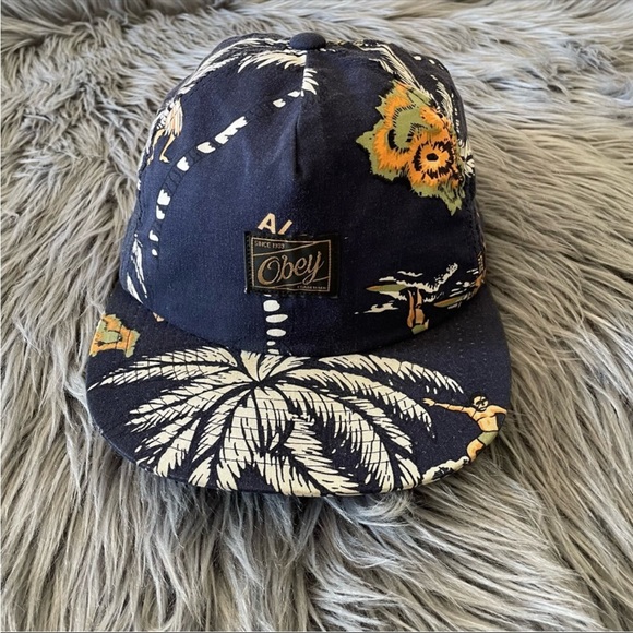 Obey Other - ⭐️ RARE ⭐️ OBEY hawaii beach 5 panel snap hat